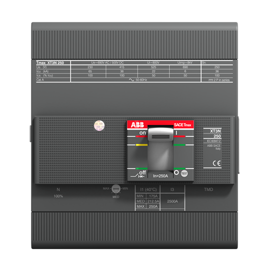 XT3N 250 TMD 250-2500 4p F F InN=100%