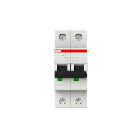 Miniature Circuit Breaker - S200M - 2P - C - 10 ampere