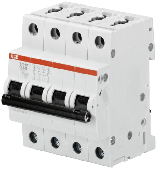 Miniature Circuit Breaker - S200M - 4P - C - 16 ampere