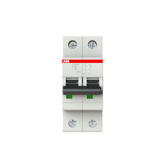 Miniature Circuit Breaker - S200M - 2P - C - 40 ampere
