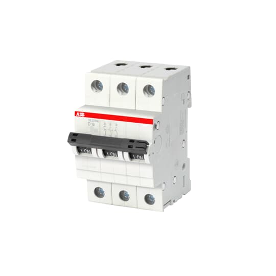 MCB, SB200M - 16A 3P (TP) C Curve 10kA