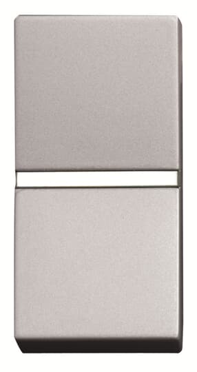 N2104.6 PL - Push-button, NC, SP without symbol - 1M - Silver