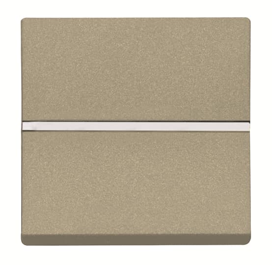 N2201.2 CV - Switch 1-gang, 1-way, DP - 2 M - Champagne