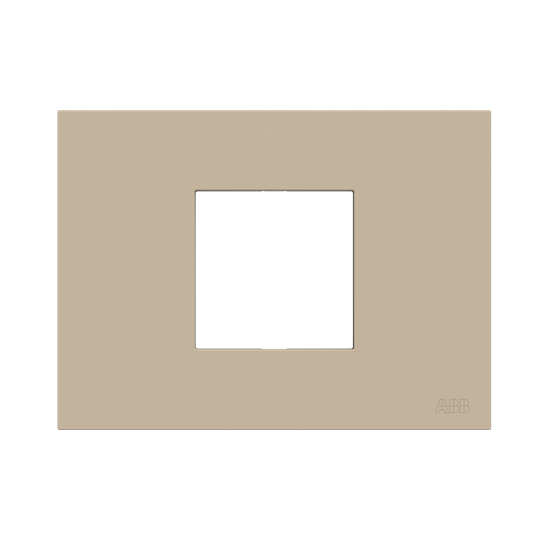 N2372.1 CV - Frame - 1-gang / 2-modules - Champagne