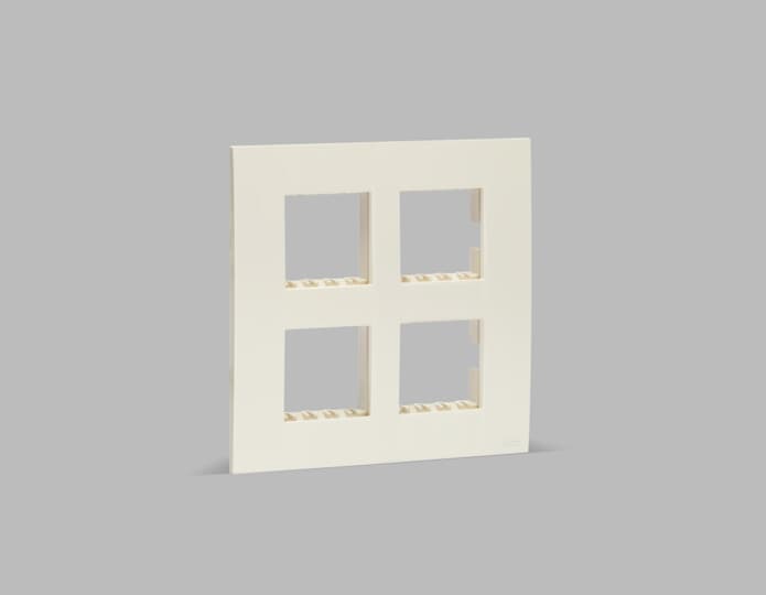 IIP0855 AN 8M Plate Square (Anthracite Grey Colour)