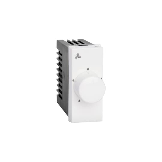 Fan Regulator 4 Step, Adiya -  1Module (Adiya White)