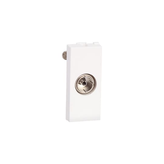 TV Socket, Adiya -  1Module (Adiya White)