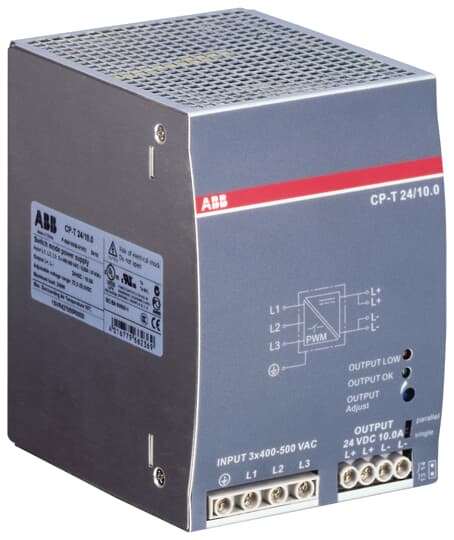 CP-T 24/10.0 Power supply In: 3x400-500VAC Out: 24VDC/10.0A