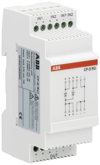 CP-D RU Redundancy unit for CP range power supplies, In: 2x5A, Out: 1x10A