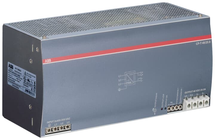 CP-T 48/20.0 Power supply In: 3x400-500VAC Out: 48VDC/20.0A