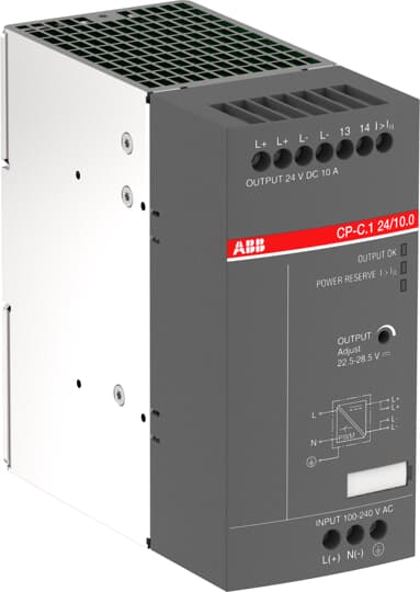 CP-C.1 24/10.0 Power supply In:100-240VAC/90-300VDC Out:DC 24V/10A
