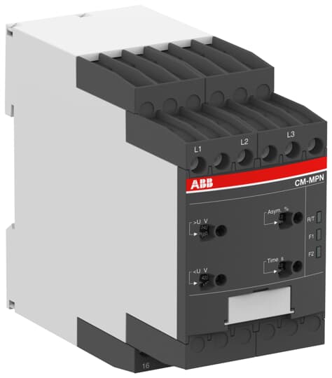 CM-MPN.52P Three-phase monitoring relay 2c/o, 0,0.1-30s, L1-L2-L3=3x350-580VAC