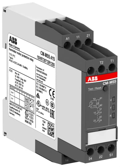 CM-MSS.41S Therm. motor protec. relay 2c/o, 24-240VAC/DC