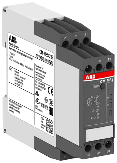 CM-MSS.22P Therm. motor protec. relay 2c/o, 24VAC/DC