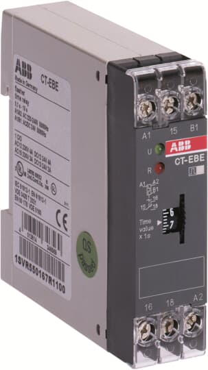 CT-EBE Time relay, flasher 1c/o, 0.1-10s, 110-130VAC