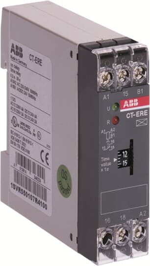 CT-ERE Time relay, ON-delay 1c/o, 0.3-30s, 110-130VAC