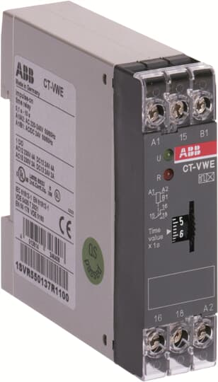 CT-VWE Time relay, impulse-ON 1c/o, 3-300s, 110-130VAC