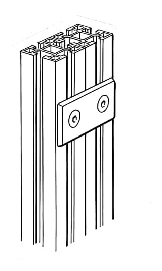 JSM 34B-K I-bracket premounted with screw