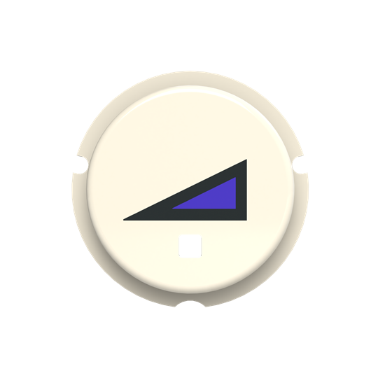 SBD-N2BL - Button - free@home dimmer symbol - White