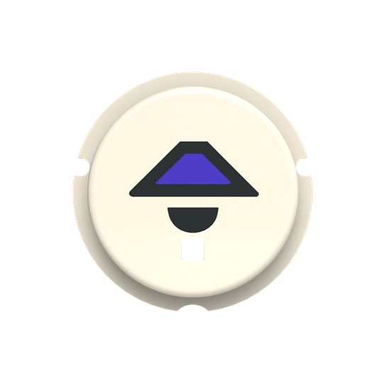 SBL-N2BL - Button - free@home light symbol - White