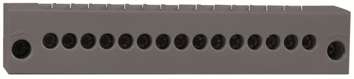 Contact block 15 grey