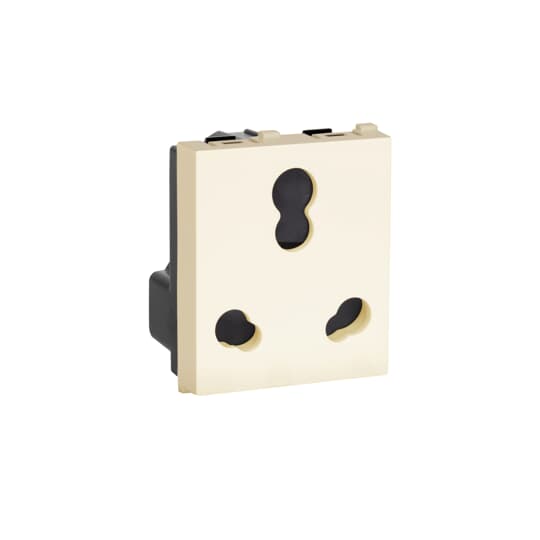 Socket, Tvisha - 6/20A 2Module (Tvisha White)