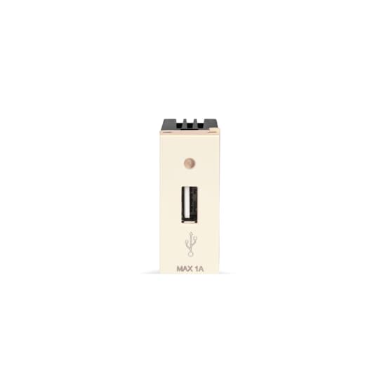 USB Charger, Tvisha Antibacterial - 1A 1Module (Tvisha White)