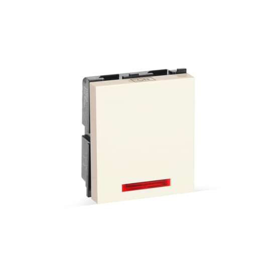 DP Switch with LED Indicator, Tvisha Antibacterial - 32A 2Module (Tvisha White)