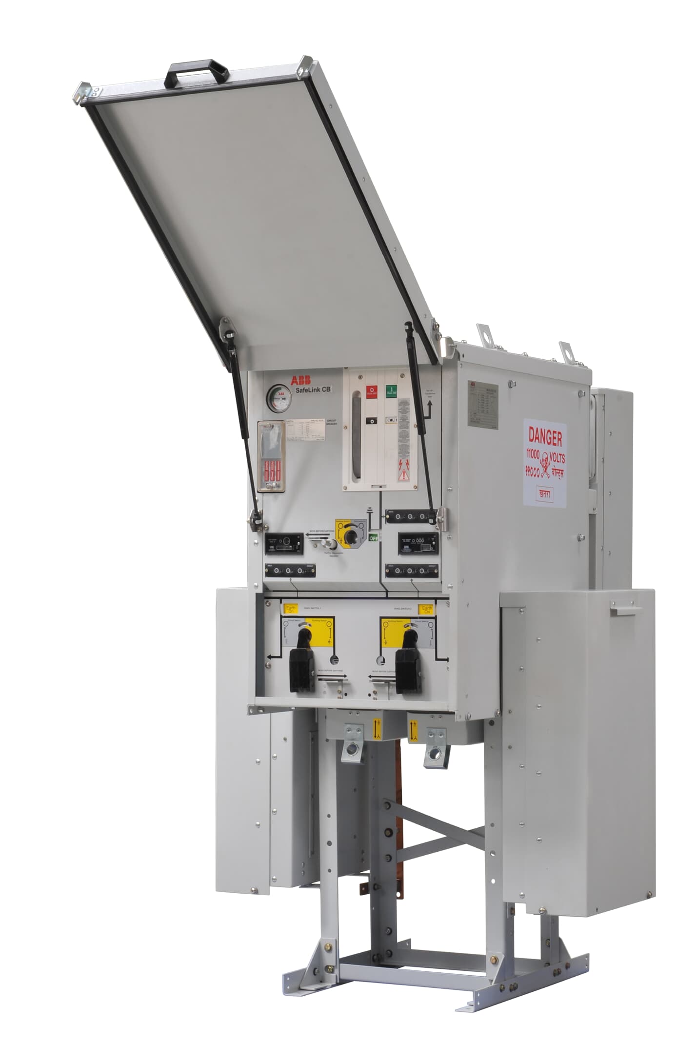 11kV, 630A, 21kA for 3 sec Outdoor, SF6 Gas Insulated switchgear with 01 nos manually operated Load break Switch and 01 no. Manually operated Vacuum Circuit Breaker (Type: VC)