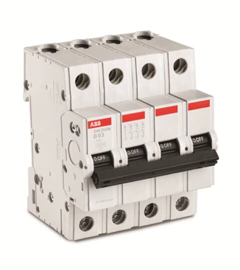SW204M-B10 Miniature Circuit Breaker B-Char.,10kA,10A,4P