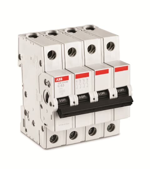 SW204M-C32 Miniature Circuit Breaker C-Char.,10kA,32A,4P