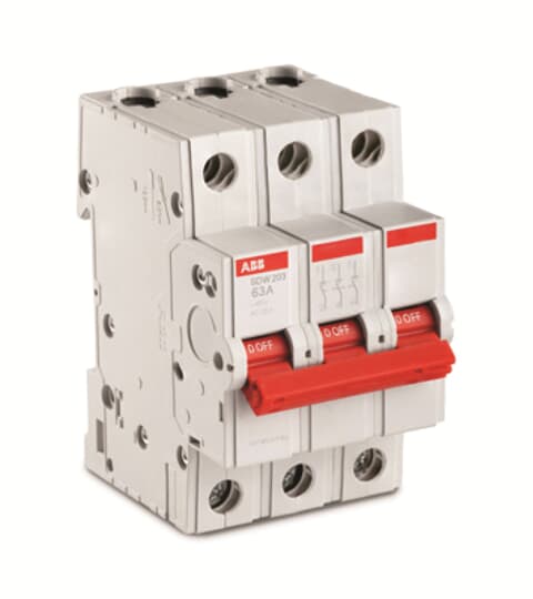 SDW203/63A Switch Disconnector, 63A, 3P