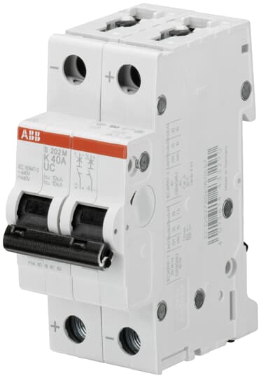 Miniature Circuit Breaker - S200MUC - 2P - Z - 20 ampere