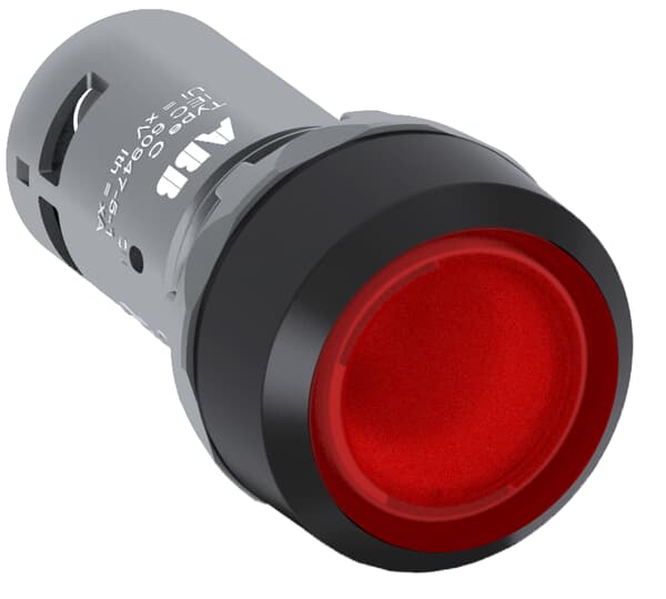PUSHBUTTON CP1-11R-10 24V AC/DC