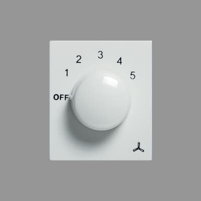 Fan Regulator 5 Step, Snieo -  2Module (Snieo White)