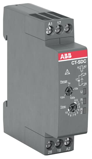 CT-SDC.22 Time relay, Star-delta 2n/o, 24-48VDC/24-240VAC