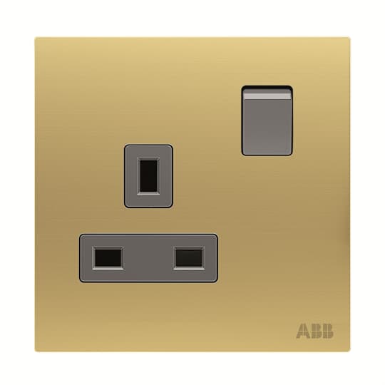 AM23386-MG BS SP sw. socket outlet