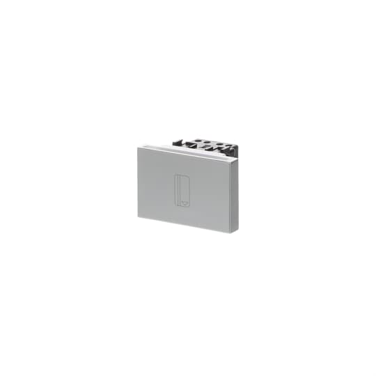 Card switch with LED exchangeable Silver - Zenit